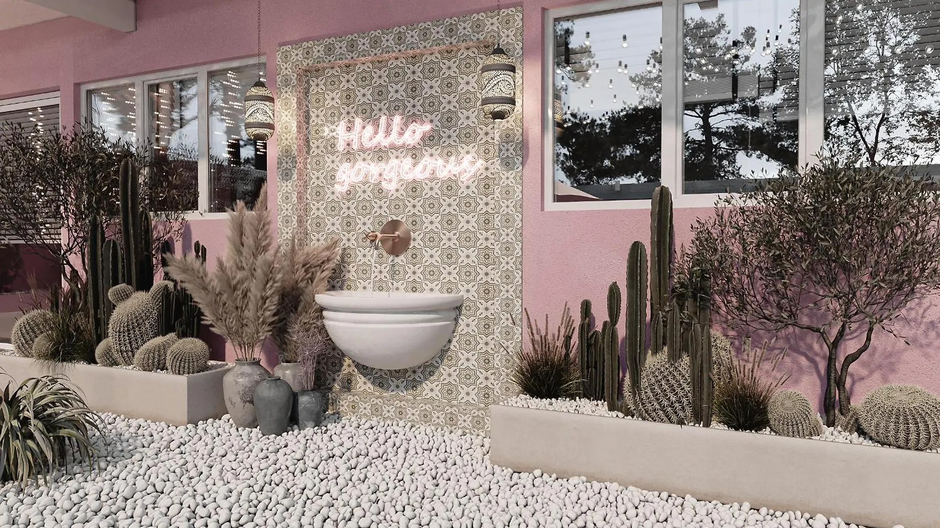 Hébergement de vacances Villa Pool I Hot Tub, King Bed, Bbq, Pets Ok Byard (Adults Only) à Palm Springs